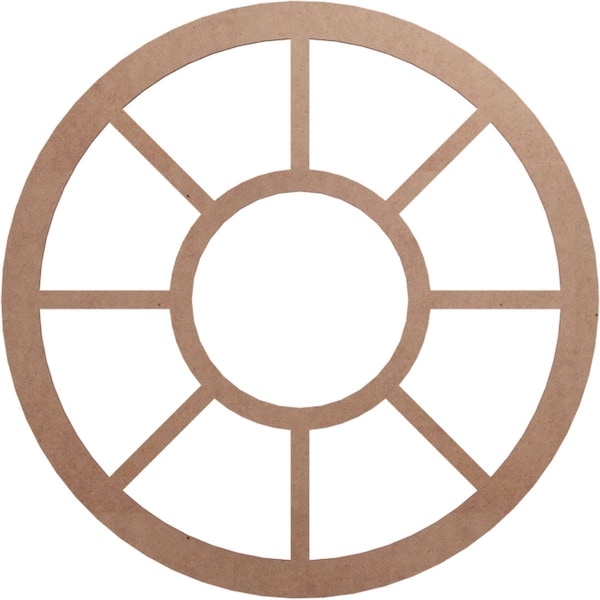 Ekena Millwork Grace Wood Fretwork Pierced Ceiling Medallion, Wood (Paint Grade), 30"OD x 10 7/8"ID x 3/8"T CMWP30X0375GRMF - main